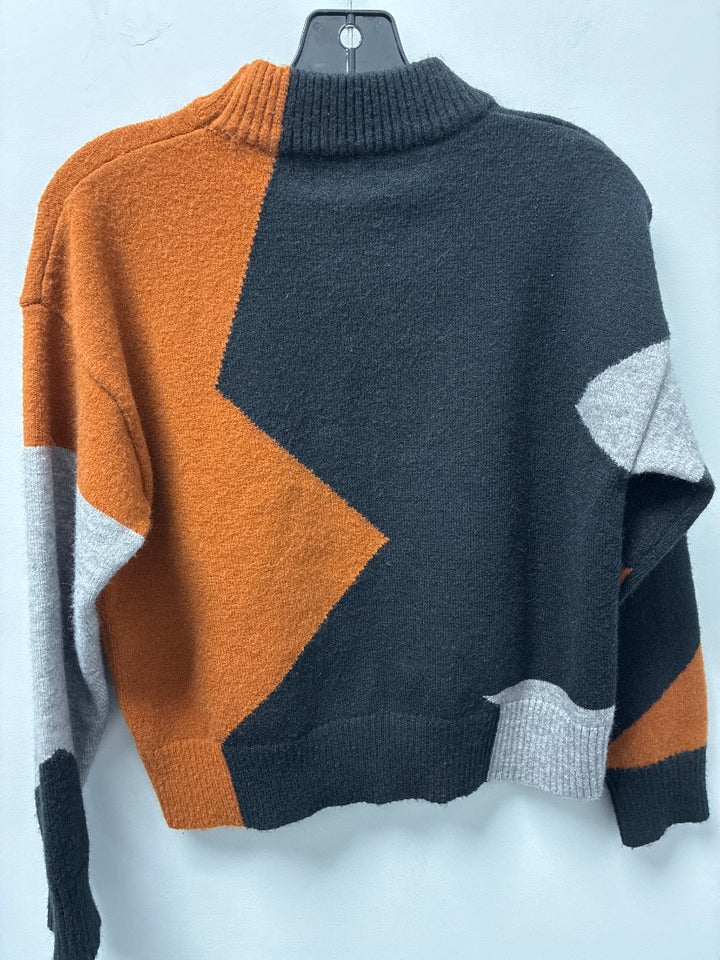 Andree Pullover Sweater Black/Grey/Brown Large