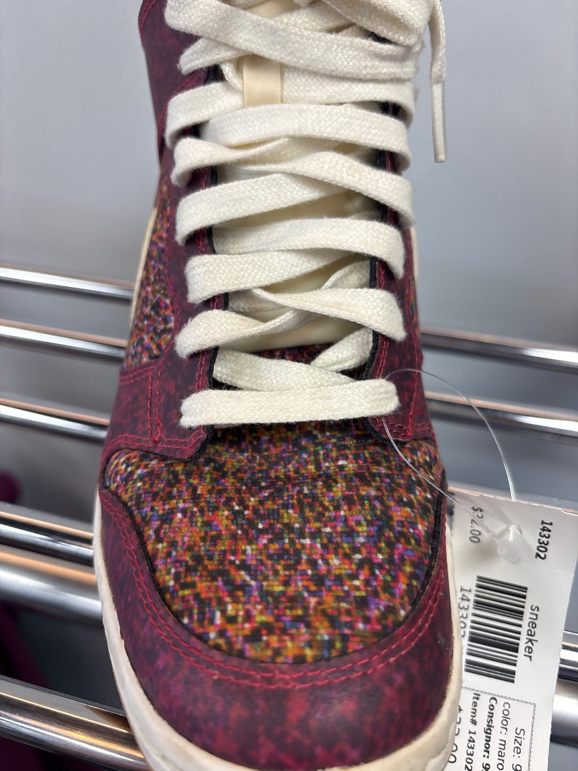 nike, maroon, sneaker, 9