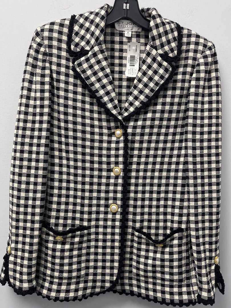 St. John, Black+, Jacket, Small