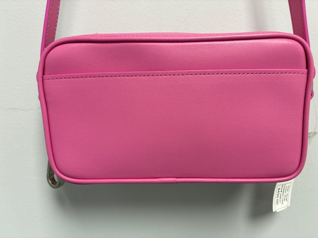 Jacquemus Pink Leather Crossbody Bag Small
