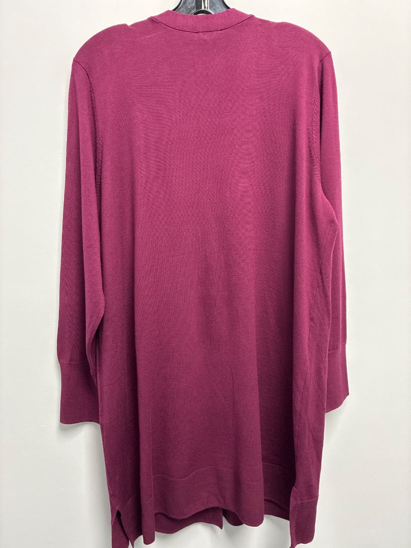Chico’s Cardigan Sweater Deep Chianti Maroon  XL