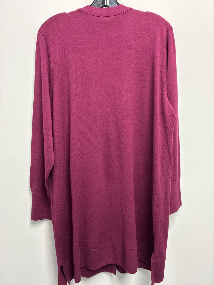 Chico’s Cardigan Sweater Deep Chianti Maroon  XL