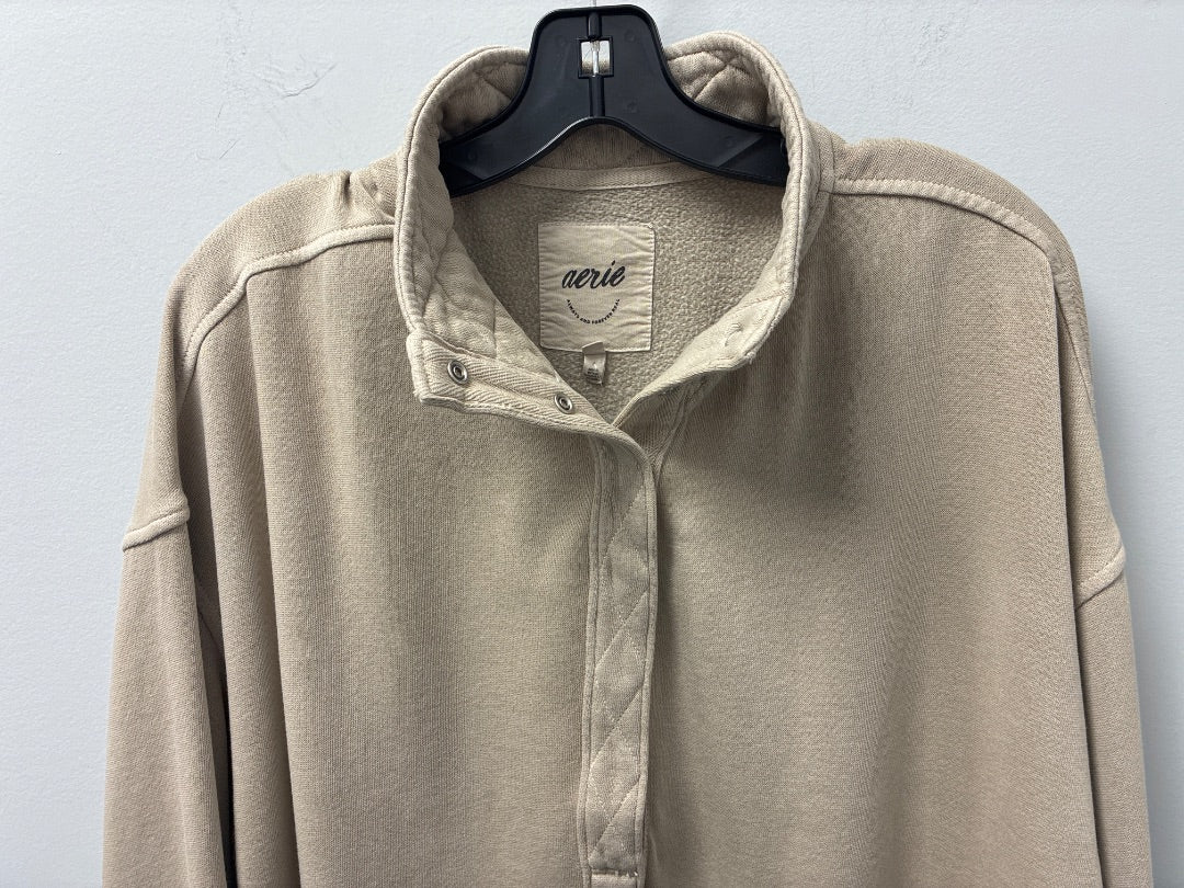 aerie, tan sweater small