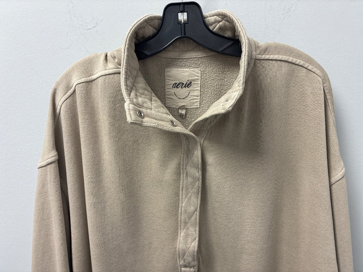 aerie, tan sweater small