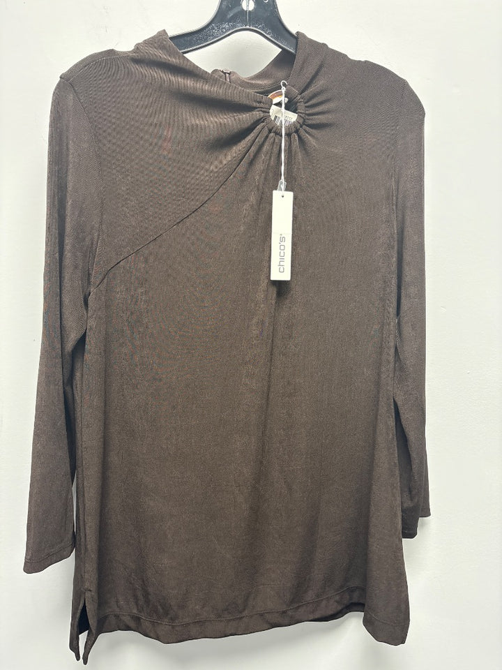 chico, Brown, Top, Medium