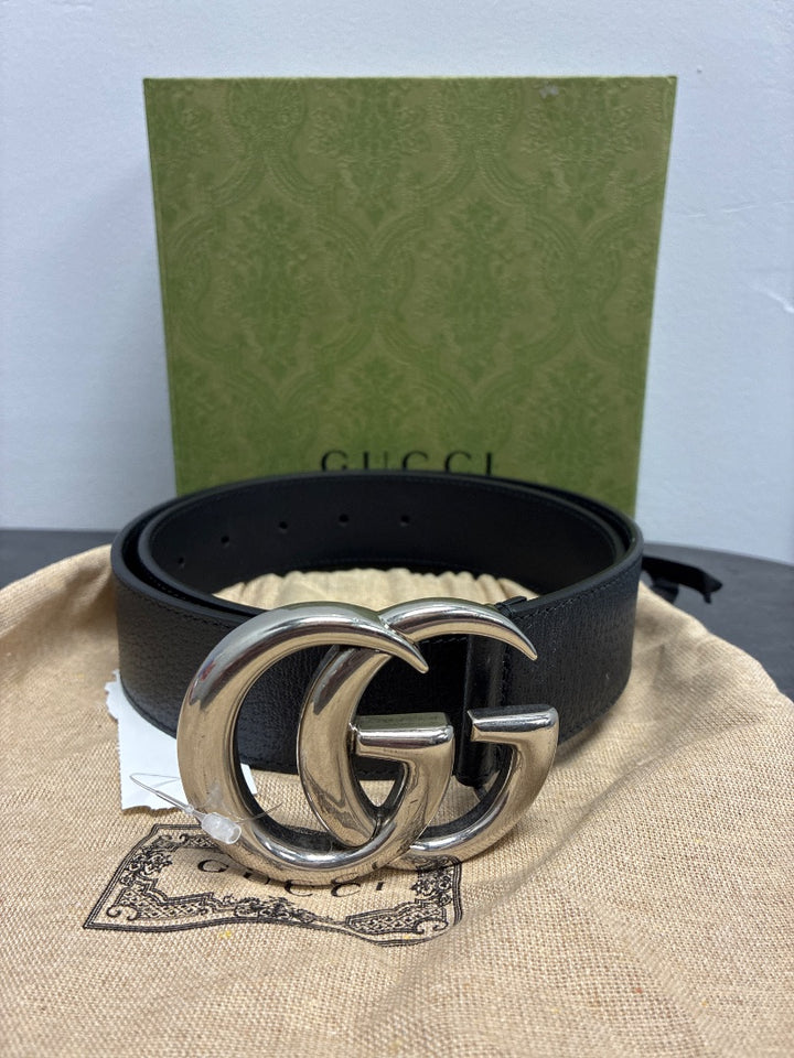 Gucci, Black, belt, Medium