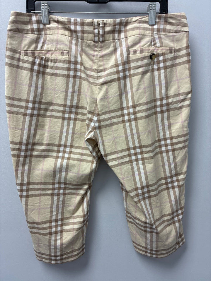 Burberry, Tan+, pant, 12