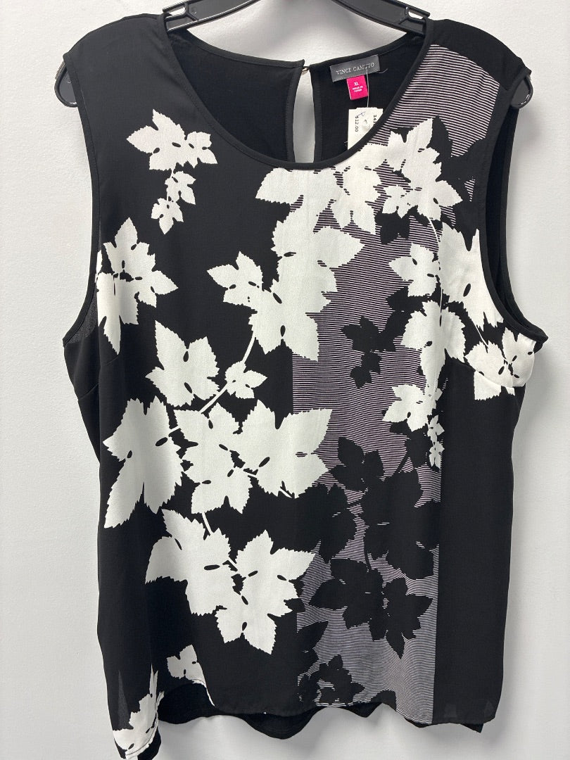 Vince Camuto, Black+, Top, XL