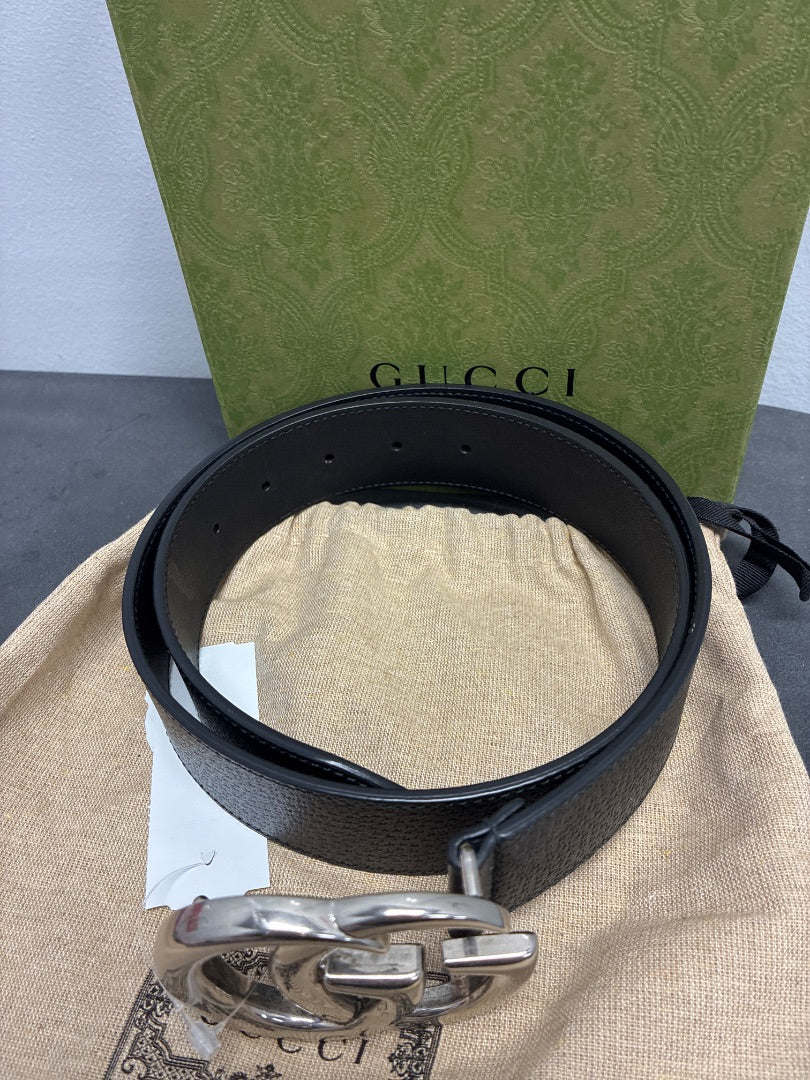 Gucci, Black, belt, Medium