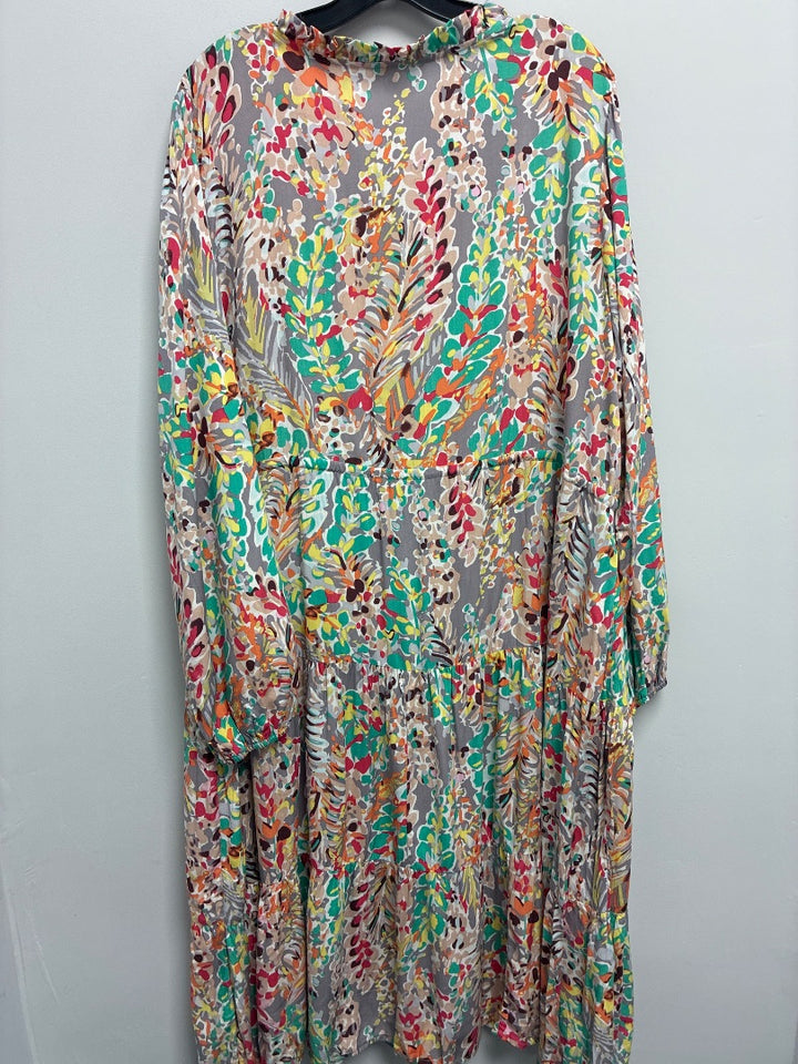 chic soul, grey+, dress, XL
