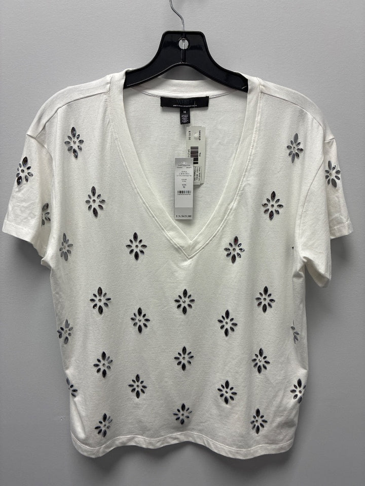white house black market, White, Top, Medium