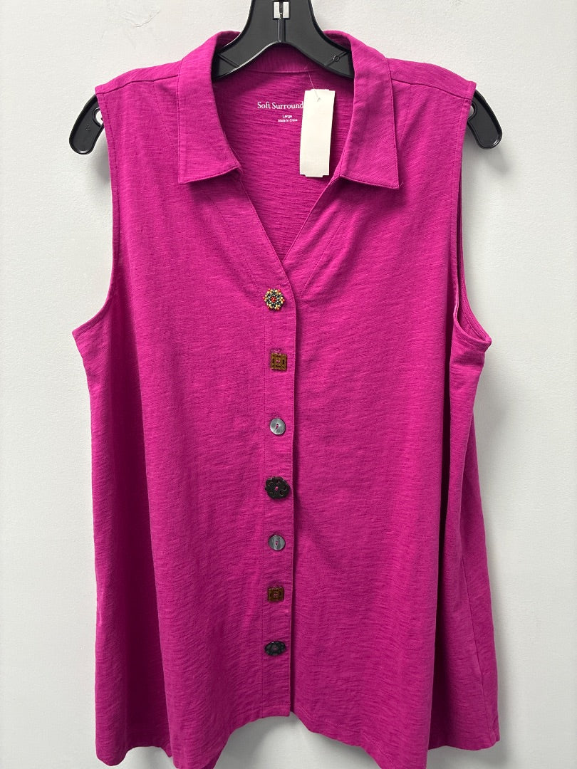 soft surroundings, Purple, Top, Large