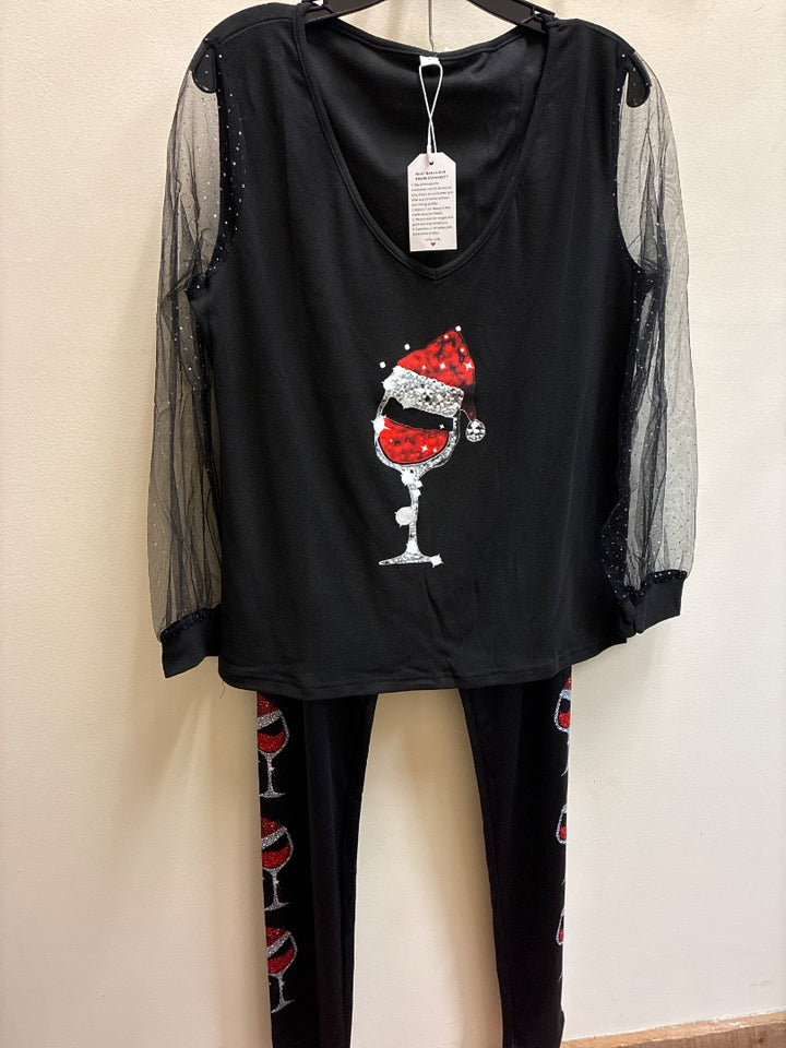 Holiday Outfit Black no brand set, Large