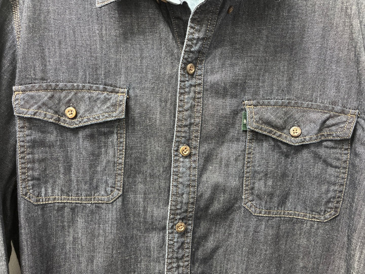 Bass, Blue, Denim, men-top, XL