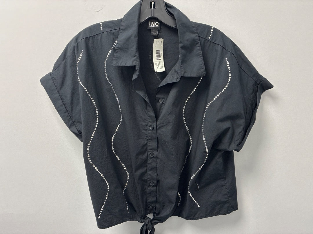 inc, Black, Top, Large