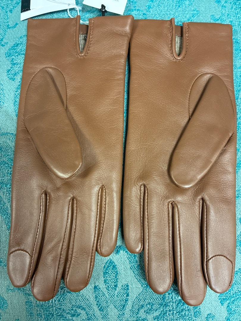 Brown Coach gloves, Small