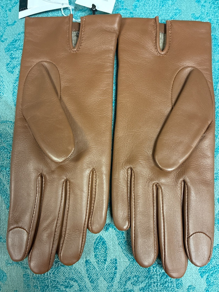 Brown Coach gloves, Small