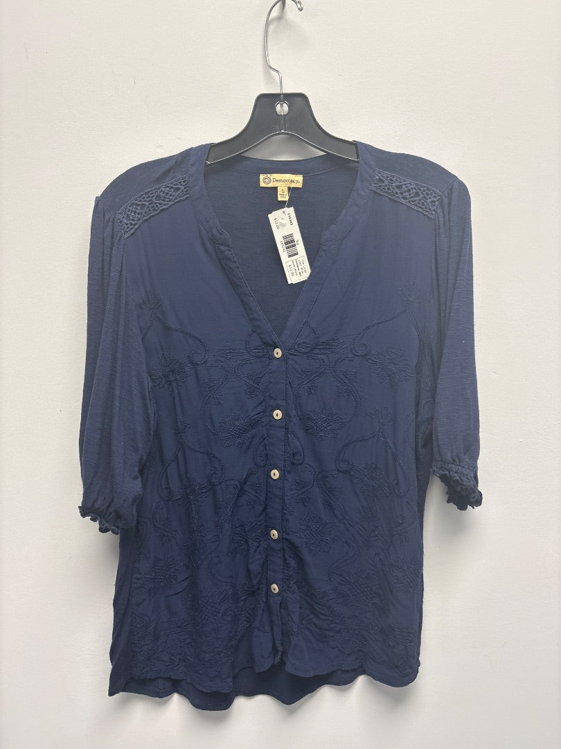 democracy, Blue, Top, Large