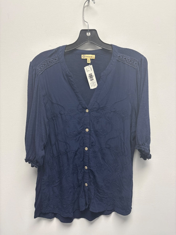 democracy, Blue, Top, Large