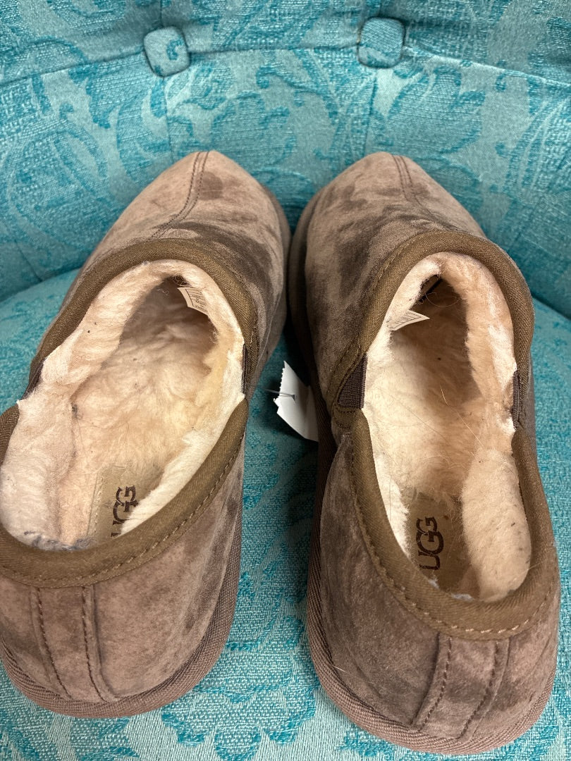 Brown UGG slipper, 9