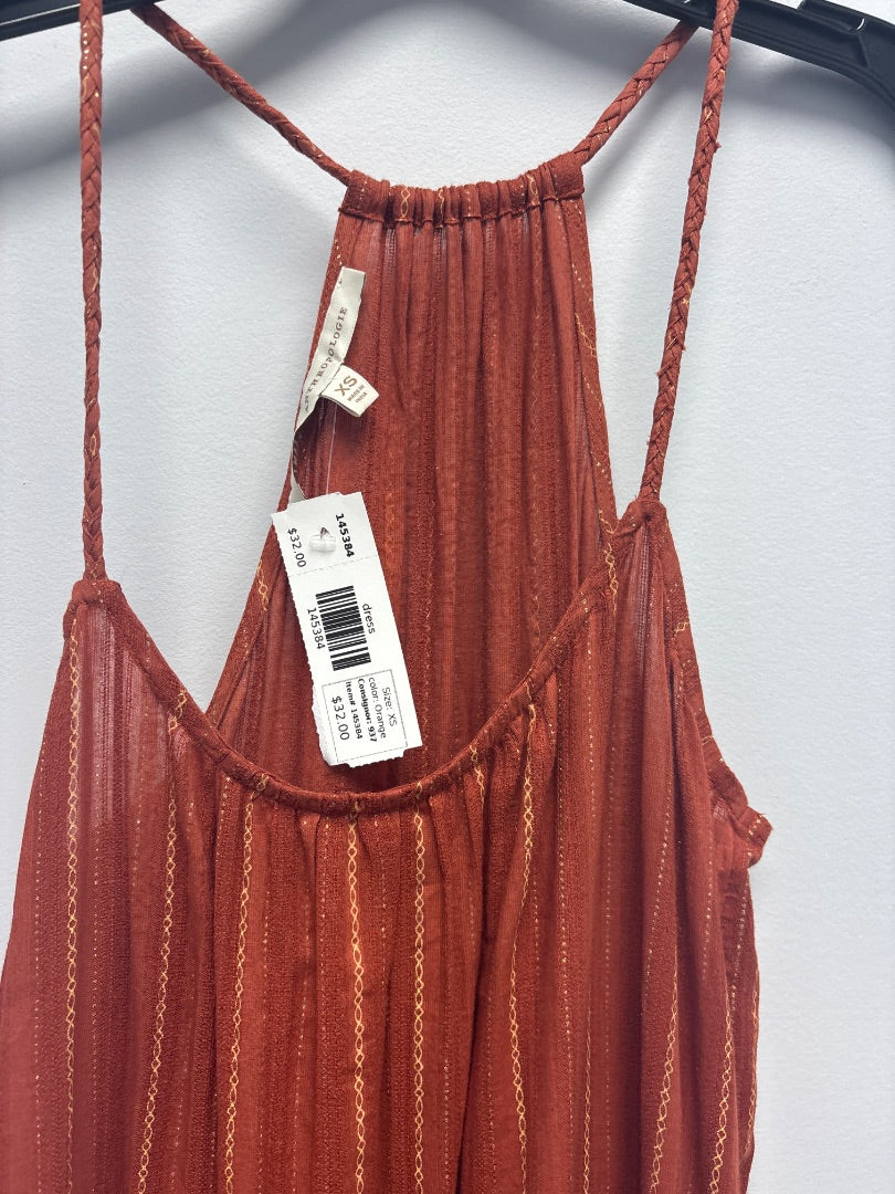 FRYE, Orange, dress, XS