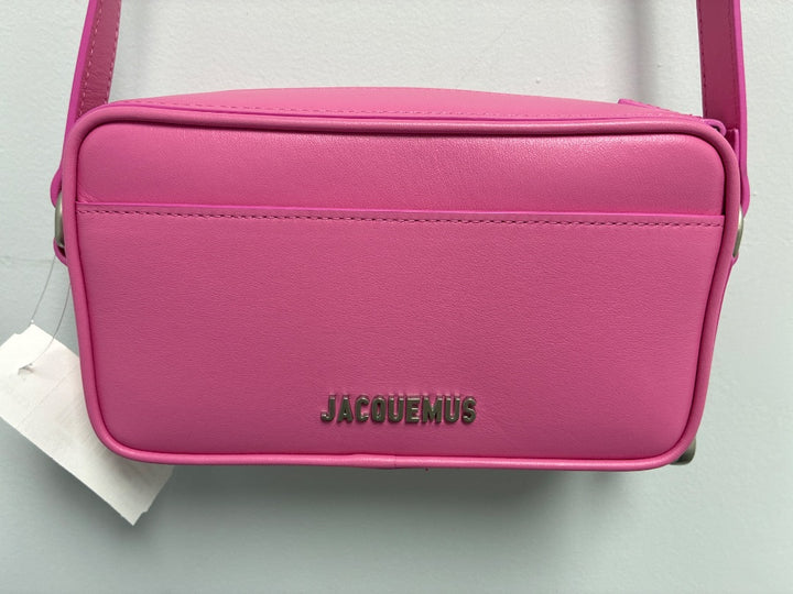 Jacquemus Pink Leather Crossbody Bag Small