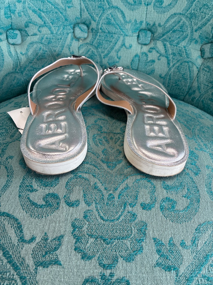 aerosoles, silver, Sandal, 9.5