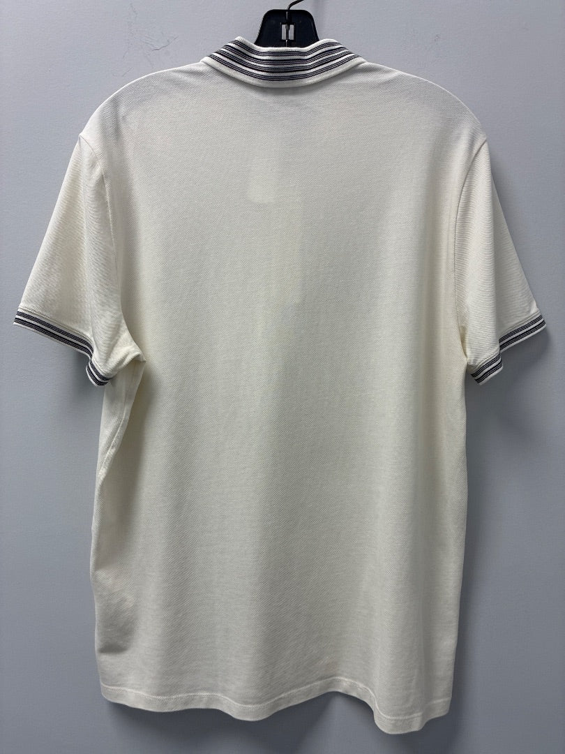express, White, Mens-Top, Large