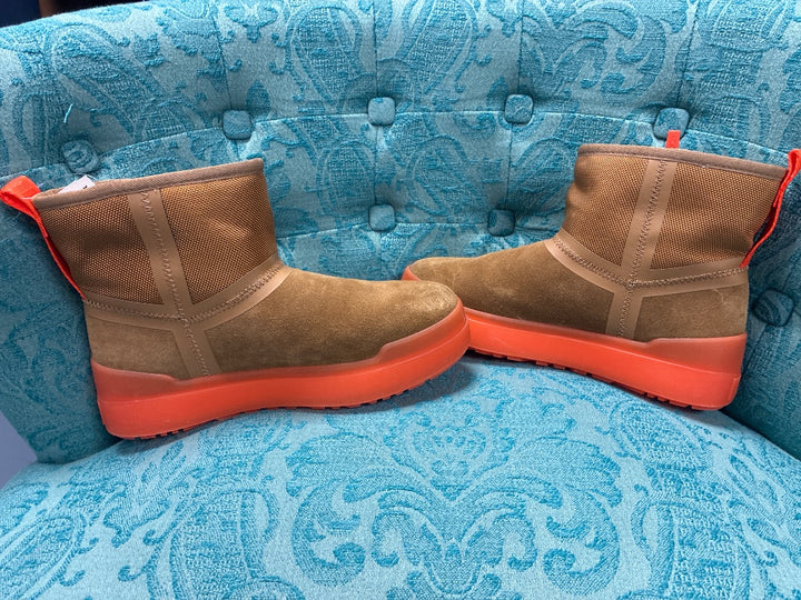 UGG Platform Brown+ Orange Boot, 7