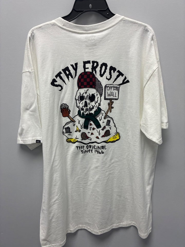vans, White, Mens-Top, XL