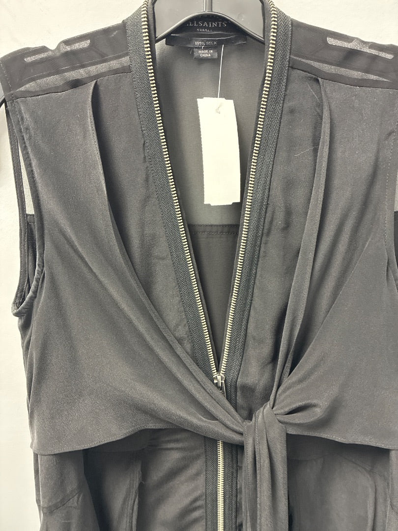 All Saints 100% Silk Dress - Small