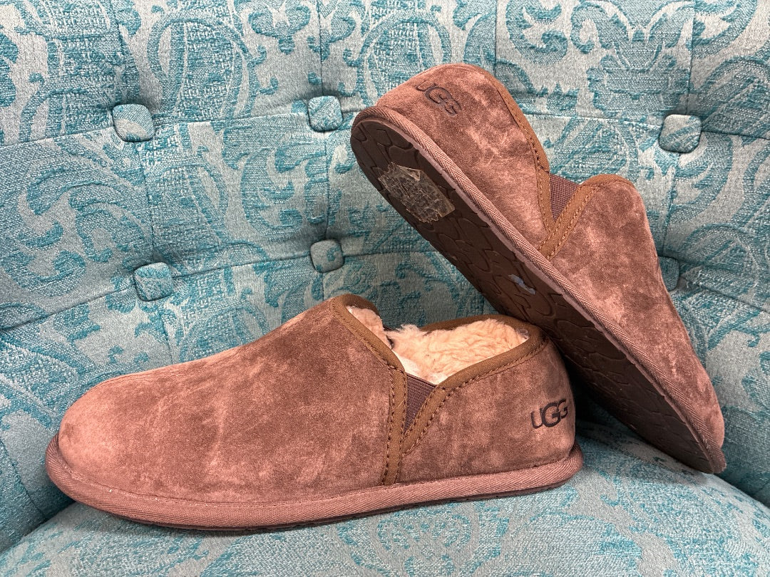 Brown UGG slipper, 9